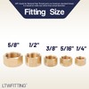 LTWFITTING Assortment Kit Tube OD 1/4" 5/16" 3/8" 1/2" 5/8"