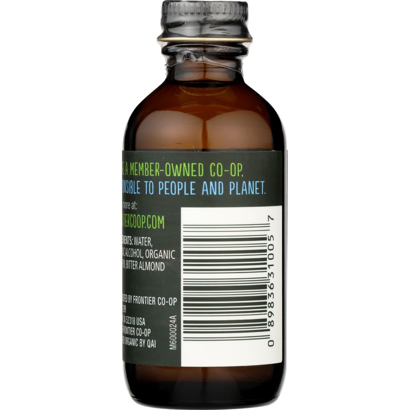 Frontier Almond Extract Certified Organic, 2-Ounce Bottle