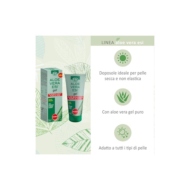 Aloe Vera Pure Gel 200 ml ESI.