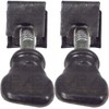 APUK 2x Grille Screw & Clips Replacement for Ford 2000