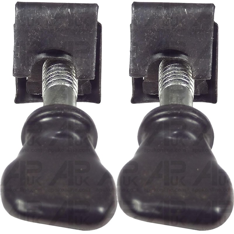APUK 2x Grille Screw & Clips Replacement for Ford 2000