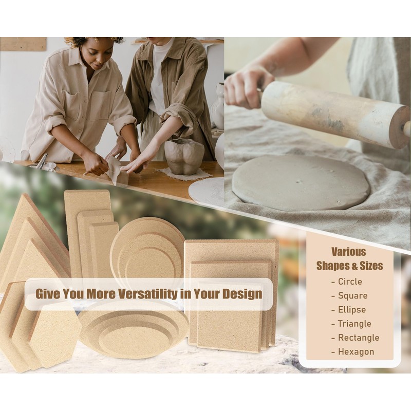 ORIISIN Ceramics Plate Forming Molds for Handbuliding, Dish Slump Mold,