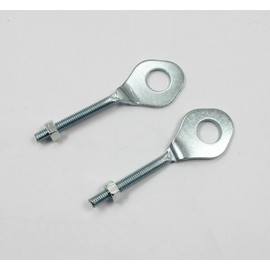 TDR 13mm Chain Wheel Axle Tensioner Adjuster Pair for 50cc 70cc 90cc 110cc ATV Quad Bike, Fit CT SL CL 70 XL 75 80 100 Z50, Silver