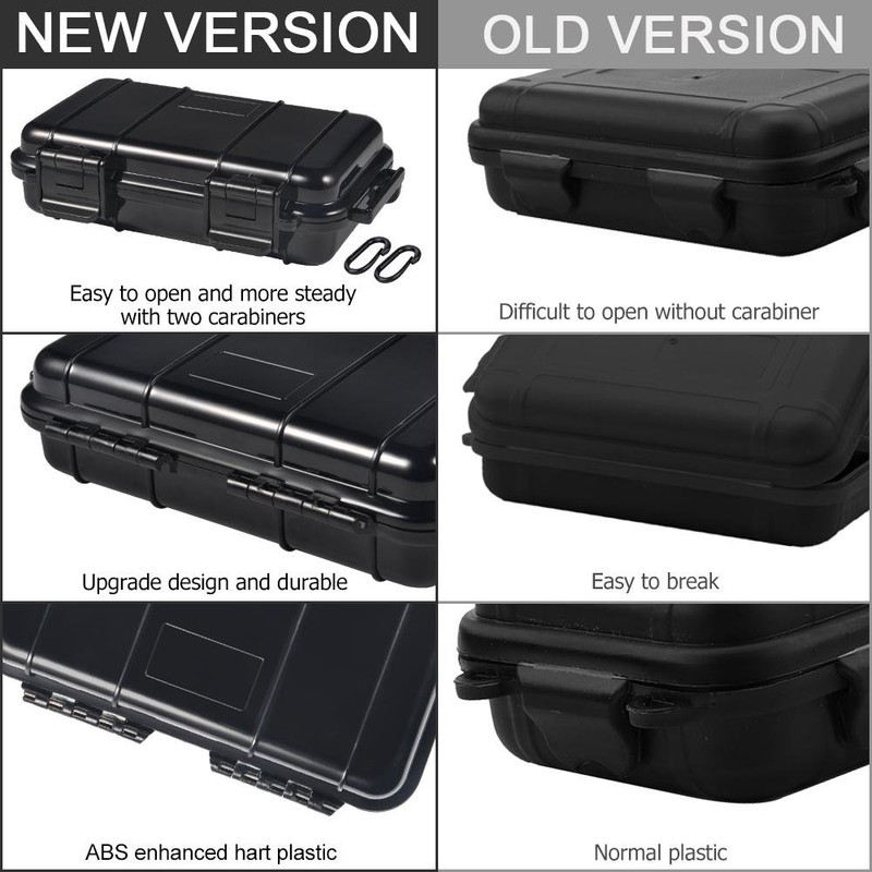 Qii Lu Anti-Pressure Container Box Waterproof Plastic Box Shockproof Dry