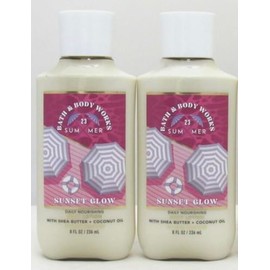 2 summer SUN set GLOW Bath & Body Lotion 8 oz