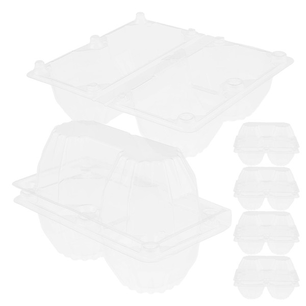 STOBAZA 6pcs Goose Egg Packaging Box Goose Egg Holder Clear