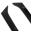 2 Pcs Rear Window Spoiler Glossy Black Left Right Side