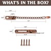 Alise Chain Door Guard Lock,Door Chain Locks with Safety Spring