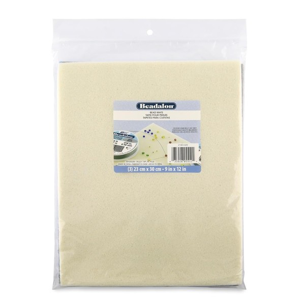 Beadalon 218H-020 Bead Mats, 3/Pkg, 9-Inch by 12-Inch