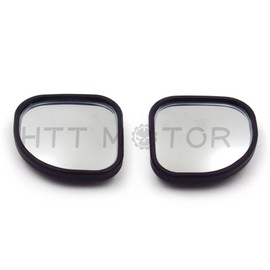 XKMT-2x Fan Shaped 360°Auto Car Blind Spot Round StickOn Side View Rearview Mirror [B078RCCCQ8]