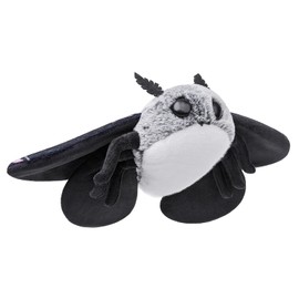 Tiny Heart Children's Plush Toy with Silk Spinner, Black Silk Spinner, Flight Life Series, Soft Plush Cushion, 20 cm/7.8 Inches
