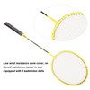 Badminton Rackets Iron Alloy Lightweight Badminton Racquets with 3 Balls