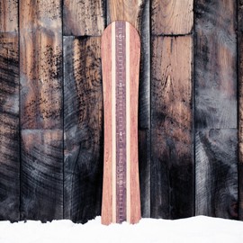 Snowboard Growth Chart (Traditional Wood), Height Measurement for Kids, Boys and Girls, Nursery Wall Decor