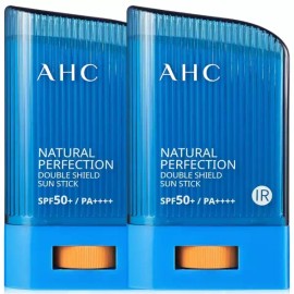 AHC 선스틱 더블쉴드 대용량 22g 2개 3중기능성 썬스틱 워터프루프 선크림 AHC Sun Stick Double Shield Large Capacity 22g 2pcs Triple Functional Sunscreen Waterproof Sun Stick [[MA1] AHC Sunscreen Stick 22g x2 pieces]