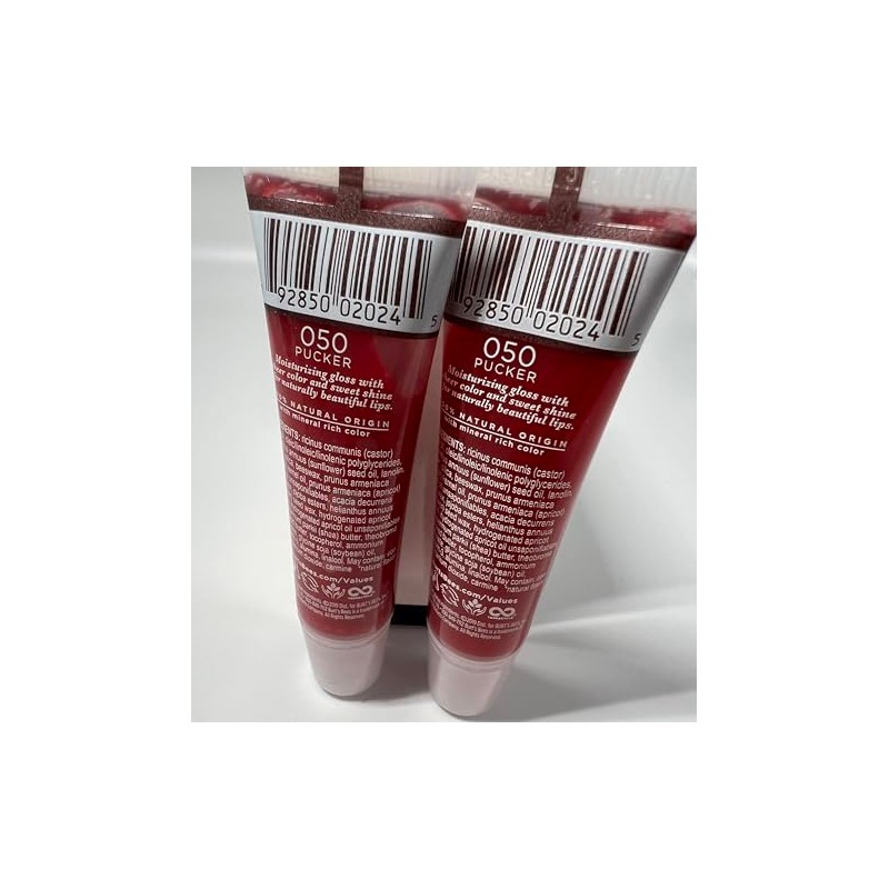 Burt's Bees Lip Shine, Pucker [050] 0.5 oz (Paquete de
