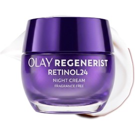 Olay - Crema Facial Nocturna Retinol 24 de 1.7 oz + Muestra de Whip Moisturizer
