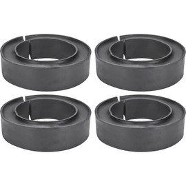 Rubber Coil Spring Spacers Set: Enhance Spring Rate for 5" & 5.5" O.D. Coil Springs, 7/8" Thick, 1" Wide, Ideal for Fast/Rough Tracks, Easy Adjustments - 4 Pack, Can Be Trimmed for Precision