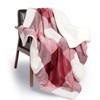 NANPIPER Sherpa Blanket,Warm Fuzzy Checkered Blanket,Soft Fleece Plaid Blankets for