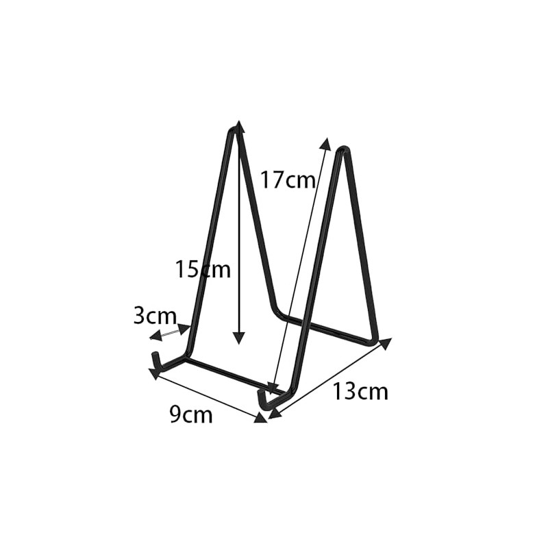 5 Pack Plate Display Stands, Metal Plate Holder, 9*13*15cm, Picture