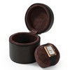 Oirlv Travel Watch Box Brown Watch Storage Box for Men