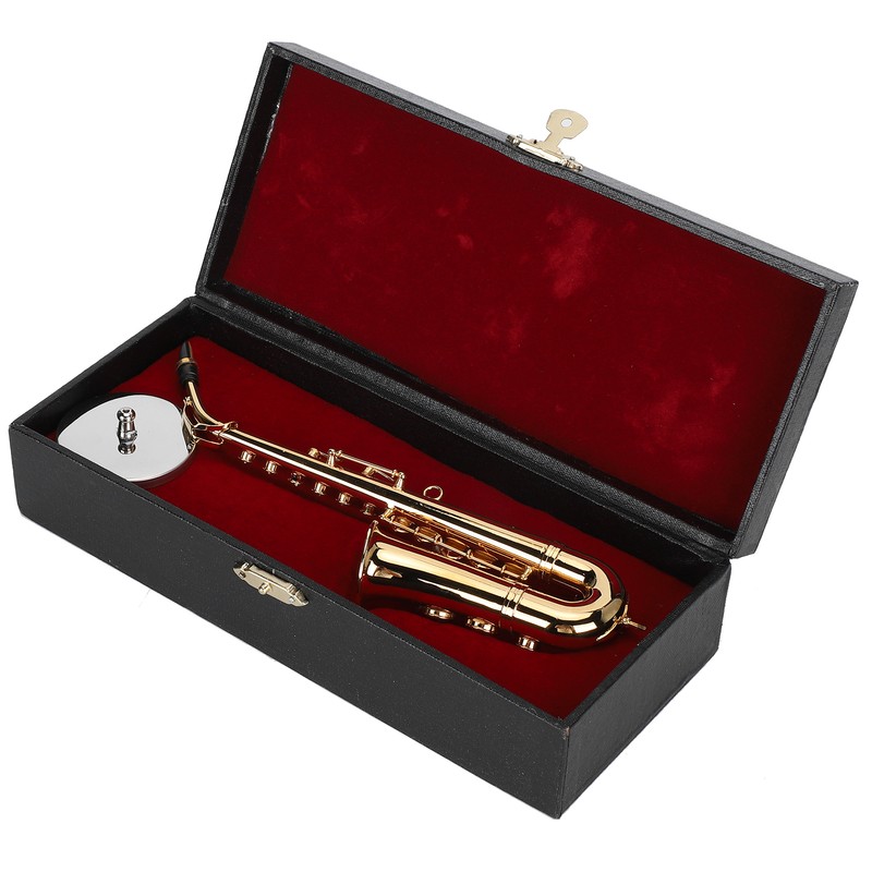 Saxophone Ornaments Miniature Decoration Mini Musical Instrument Model Gift Craft
