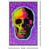 Skull Trip - Flocked - Blacklight Poster - 23" x