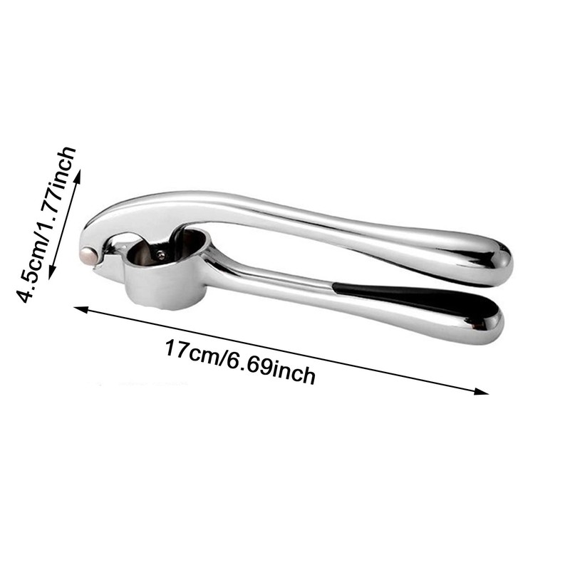 Garlic Press, Stainless Steel Garlic Cutter, Robust Durable Garlic Mill,