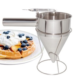 ALDKitchen Dough Dispenser | Stainless Steel | Batter Pourer (Funnel)