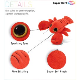 Puzzled Big Eye Lobster Plush, 6"