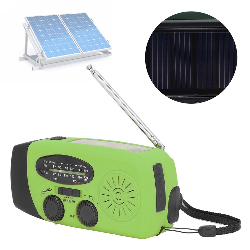 Hand Crank Solar Radio Multifunctional Emergency Radio LED Radio with