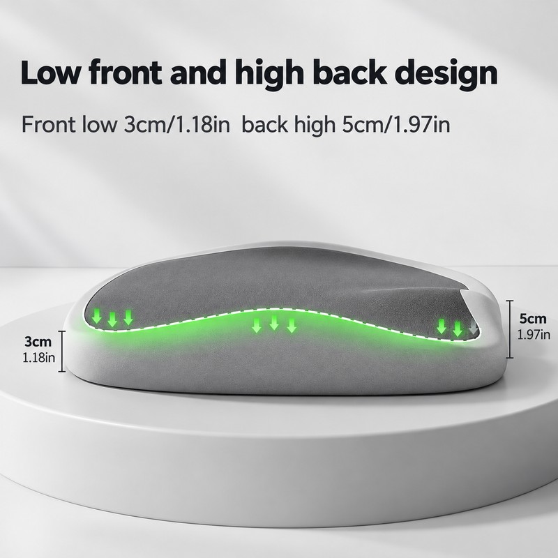 Memory Foam Seat Cushion for Car & Office – Ergonomic