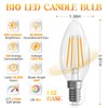 GvvooHome Candelabra Light Bulbs 40 watt, E12 LED Bulb Non-Dimmable