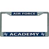 Air Force Academy #2 Chrome License Plate Frame