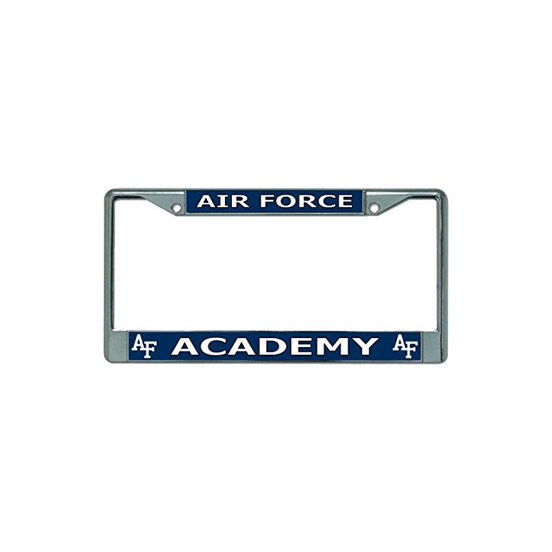 Air Force Academy #2 Chrome License Plate Frame