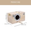 Cabilock Parakeet Nest Box Budgie Nesting House Rustic Cockatiel Breeding