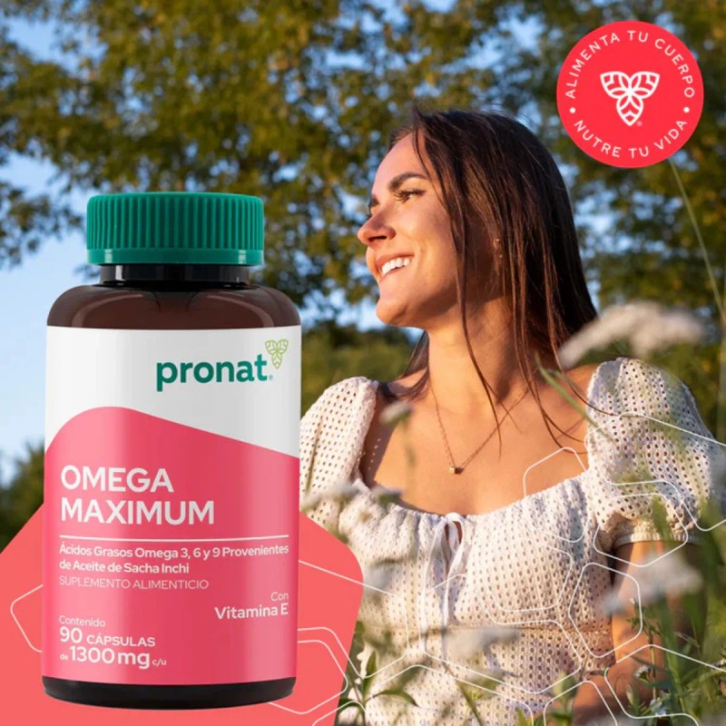 Kit 2 Piezas Suplemento Mega Maximum (omega 3,6,9) Pronat Sabor