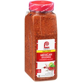 Lawry's Salt Free Mexican Seasoning, 20.75 oz - One 20.75 Ounce Container of Mexican Spice Blend, Perfect for Fajitas, Ground Meats, Rice Bowls, Vegetables and Reduced Sodium Diets