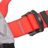 Red Gray Polyester Full Body Rock Climbing Harness Outdoor Protection