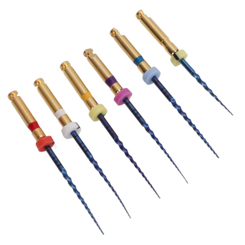 6pcs SX F3 Dental Endo Canal Files Large Taper Thermal