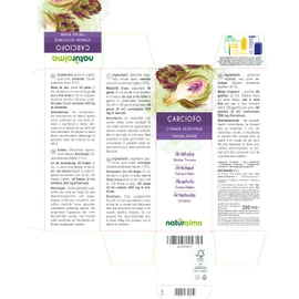 Artichoke (Cynara Scolymus) Leaves Alcohol-Free Original Tincture Natural Alma Liquid Extract Drops 200 ml Dietary Supplement Vegan