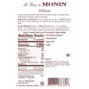 Monin - Hibiscus Syrup, Unique Floral Flavor, Great for Cocktails,