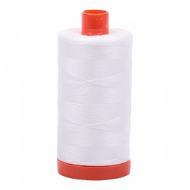 Aurifil 50wt Cotton 1,422 Yards-Natural White