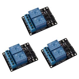 ARCELI 3pcs 2 Channel DC 5V Relay Module for Arduino DSP ARM PIC AVR STM32 Raspberry Pi with Optocoupler Low Level Trigger Expansion Board