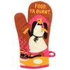 Blue Q Food Ya Burnt Oven Glove, 1 EA