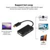 3-in-1 Adapter Displayport to HDMI/VGA/DVI Multifunction High Definition Converter Cable