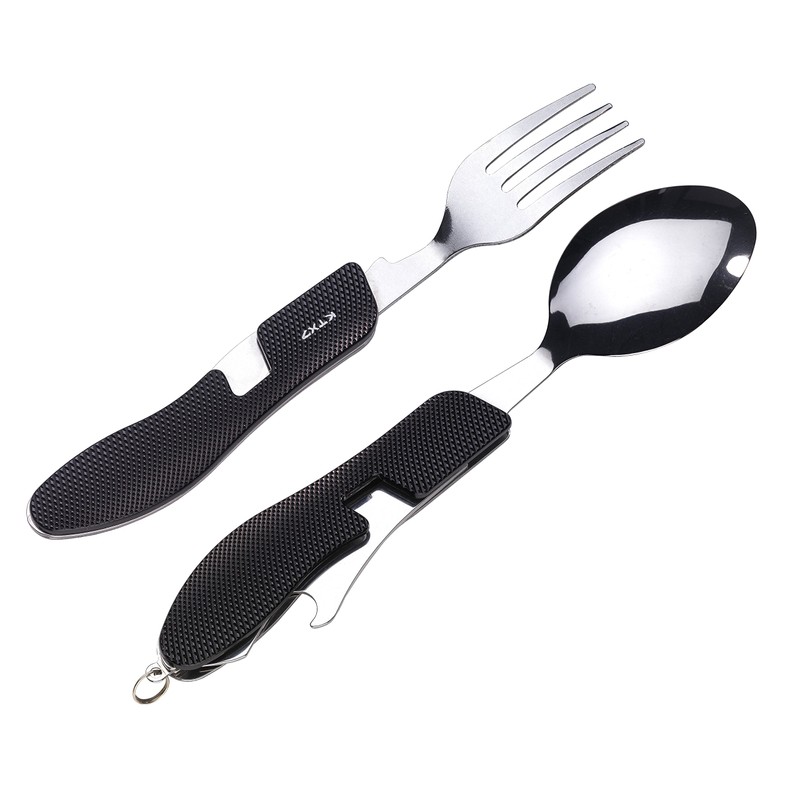 KTX7® Camping Cutlery Folding Cutlery Travel Cutlery Outdoor Cutlery