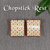 Chopsticks Rest Stylish Kutani Ware Pair Chopsticks Rest Set Small
