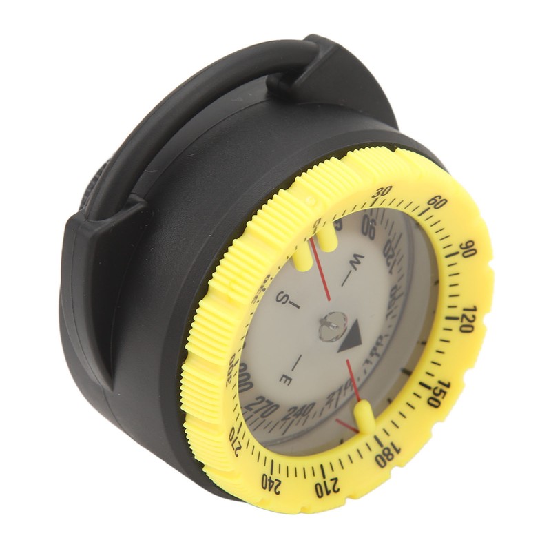 50M Underwater Diving Compass Luminous Magnetic Waterproof Pipe Clamp Diving