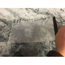 BXR Smart Film Starter Kit 7" X 8" Electrochromic Film Switchable Glass Eglass Pdlc