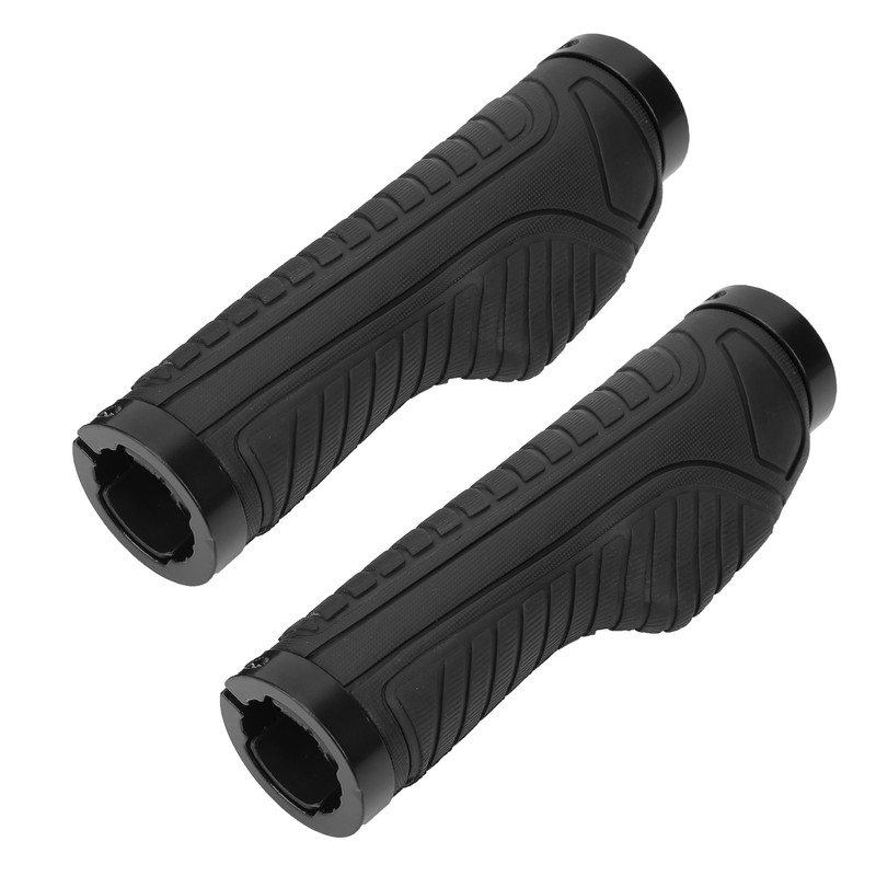 Mountain Bike Soft Handlebar Grips Bicycle Double Lock AntiSlip Rubber
